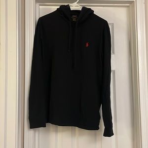 Men’s Ralph Lauren Hooded Long Sleeve Shirt, Size L